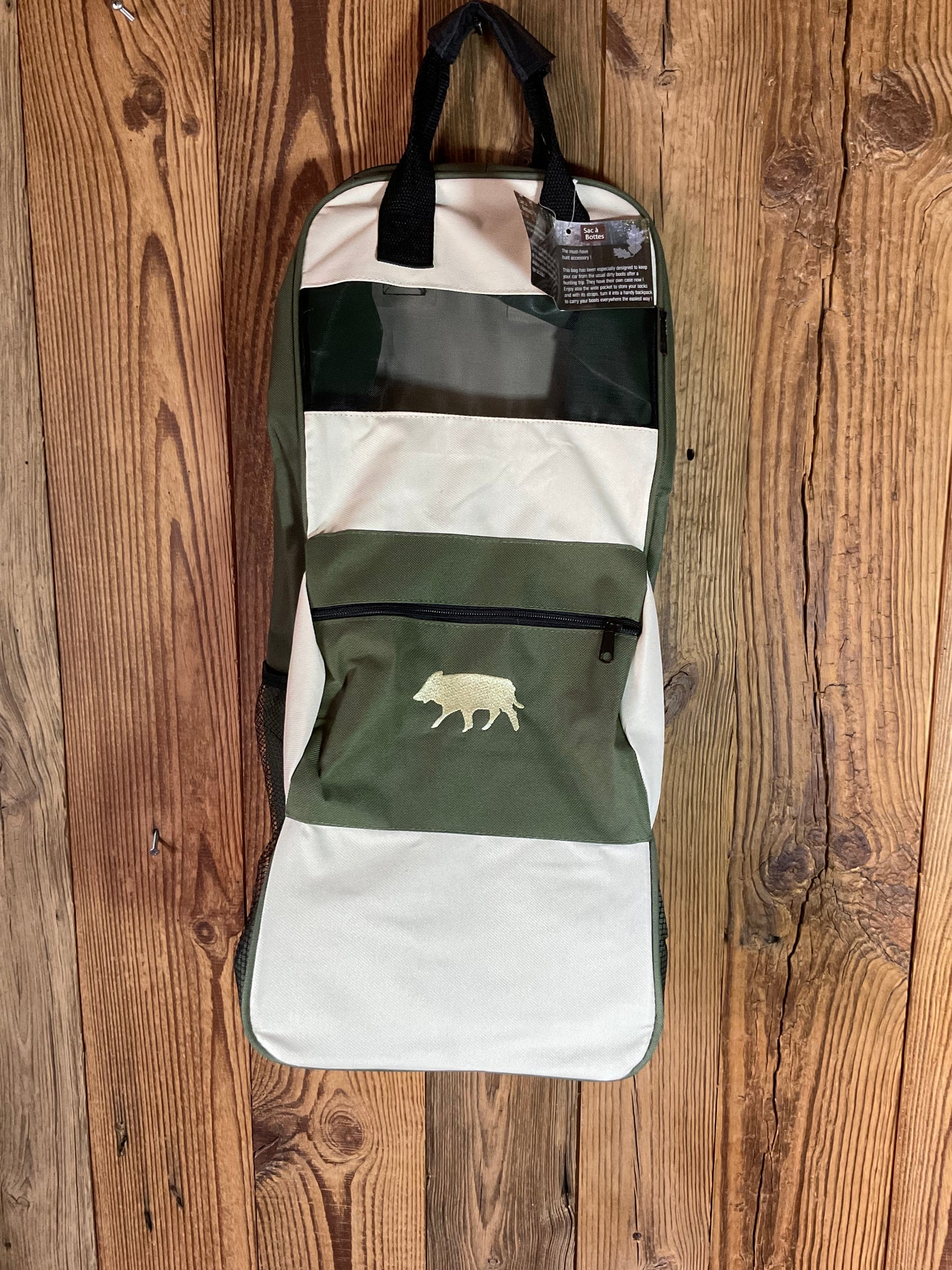 SAC A BOTTES SANGLIER