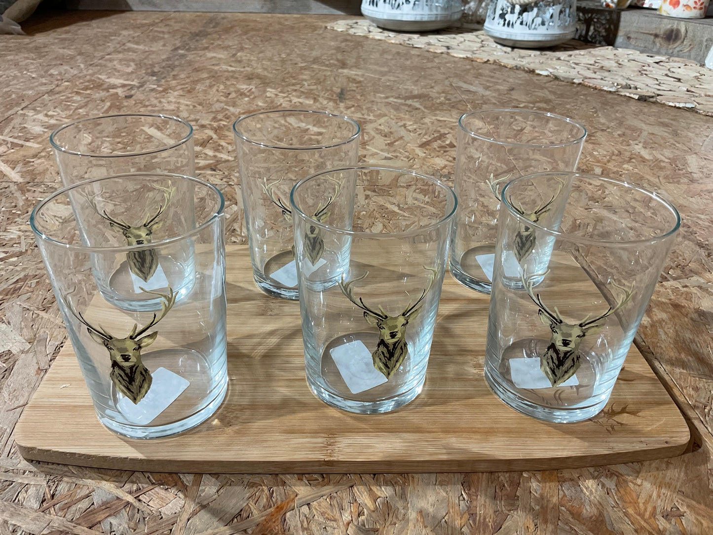 VERRES À EAU CERF