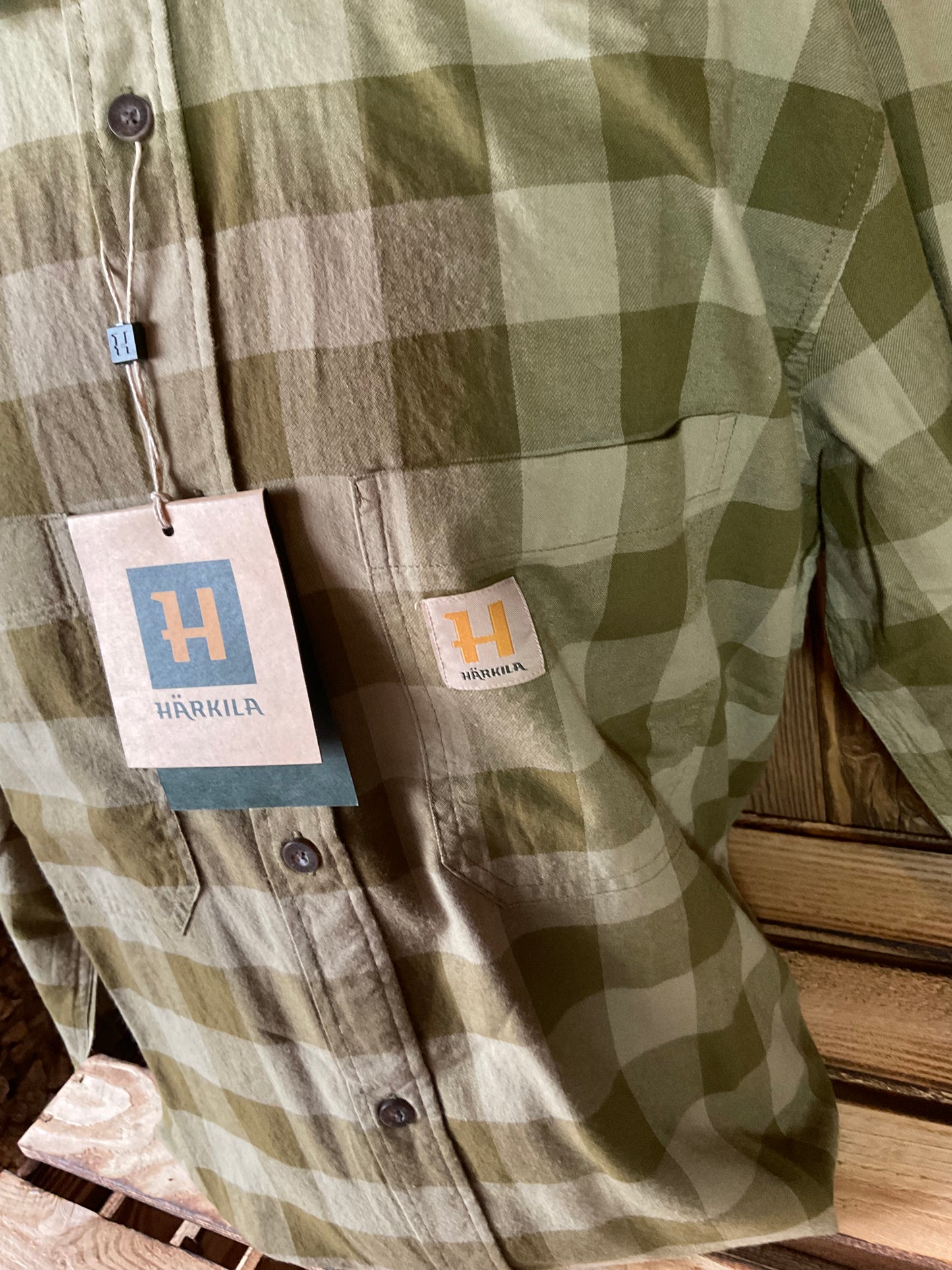 CHEMISE HARKILA SCANDINAVIAN OLIVE