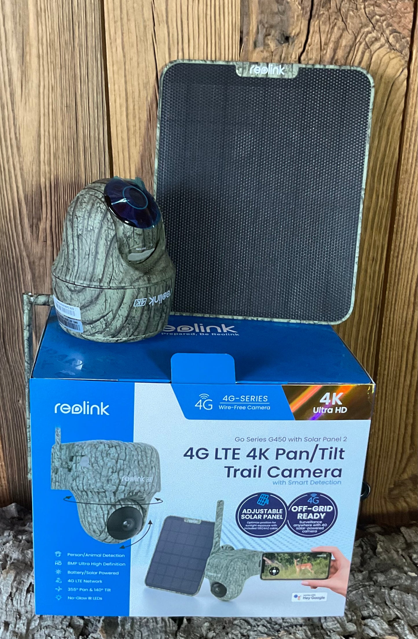 Caméra Reolink 4G LTE 4K Pan / Tilt Trail