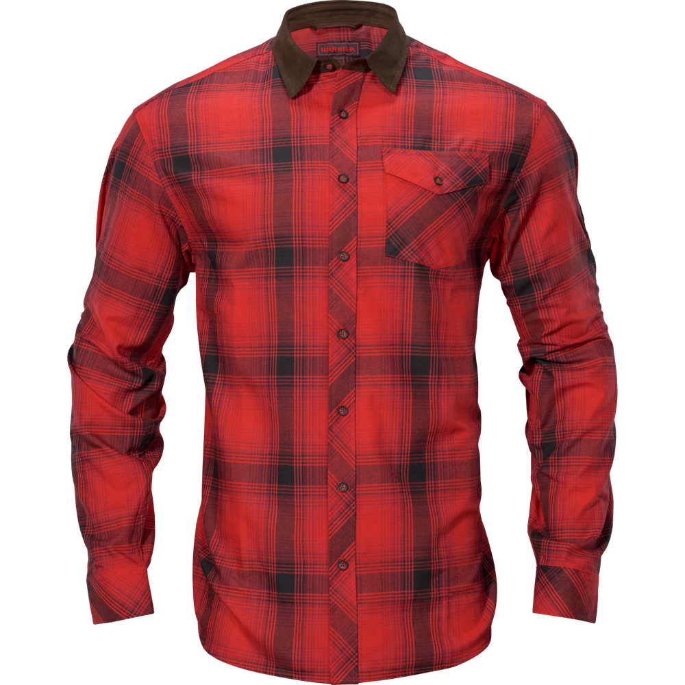 CHEMISE HARKILA DRIVEN FLANELLE ROUGE