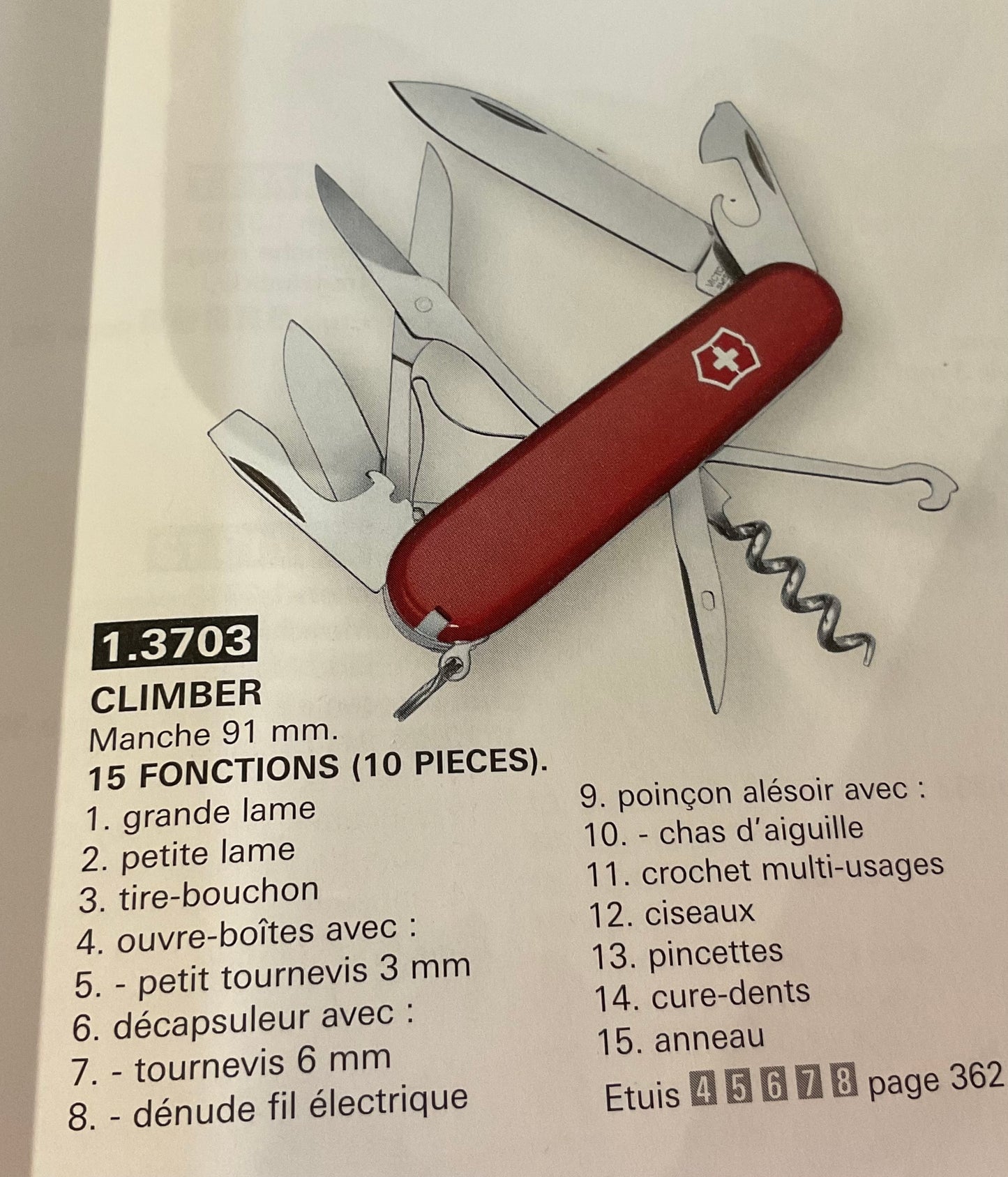 COUTEAU CLIMBER VICTORINOX