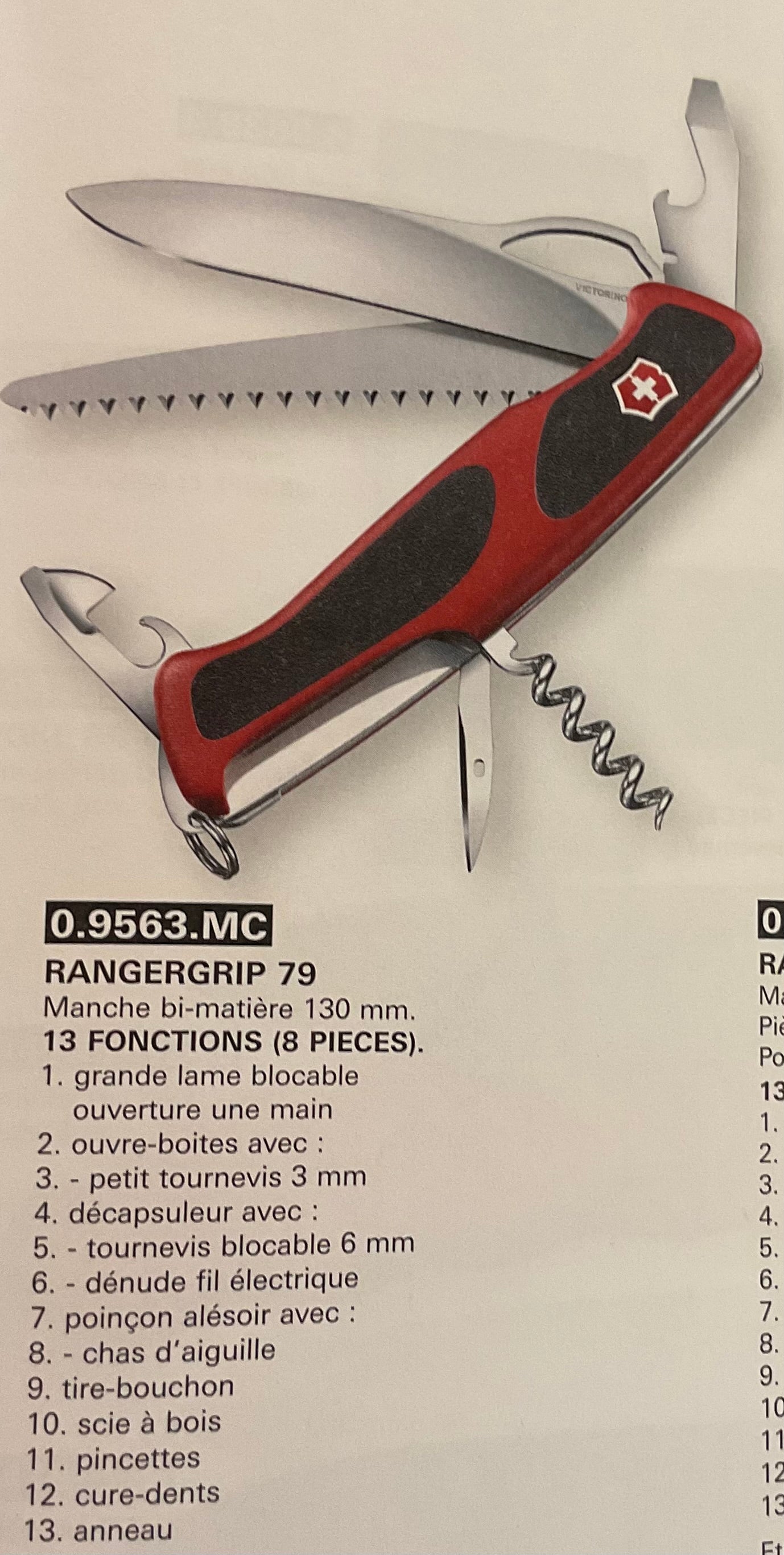 COUTEAU RANGERGRIP