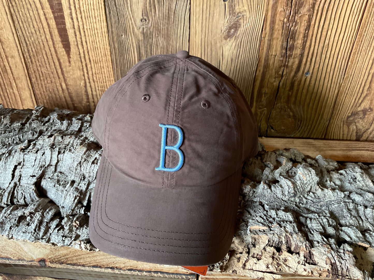 CASQUETTE BIG B CAP BROWN ET BLUE