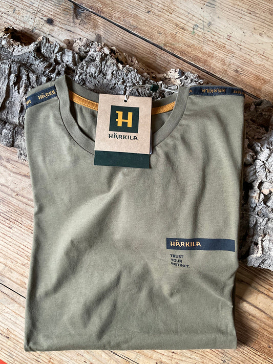 TEE SHIRT HARKILA LOGO DARK ANTIQUE