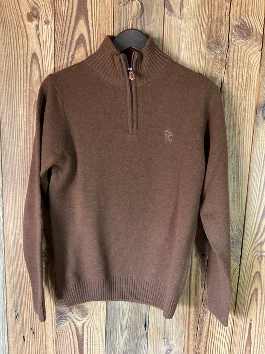 PULL ZIP MARRON LG