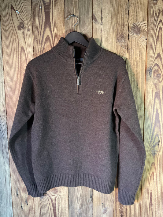 PULL ZIP BLASER MARRON