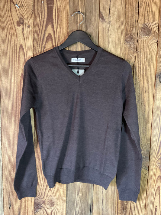 Pull chevalier femme marron