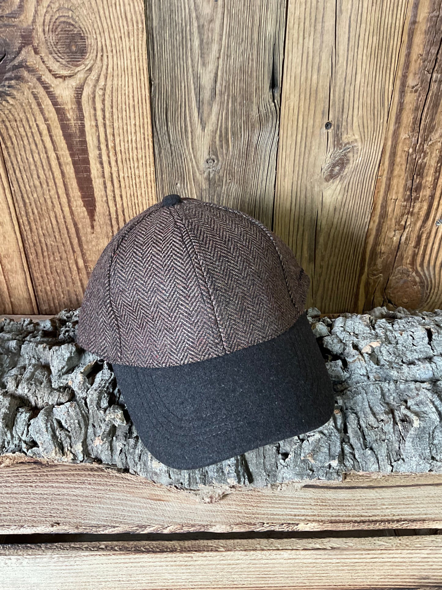 Casquette tweed