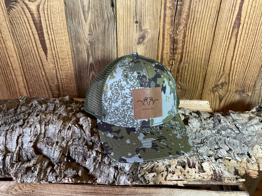 Casquette Blaser leather camo