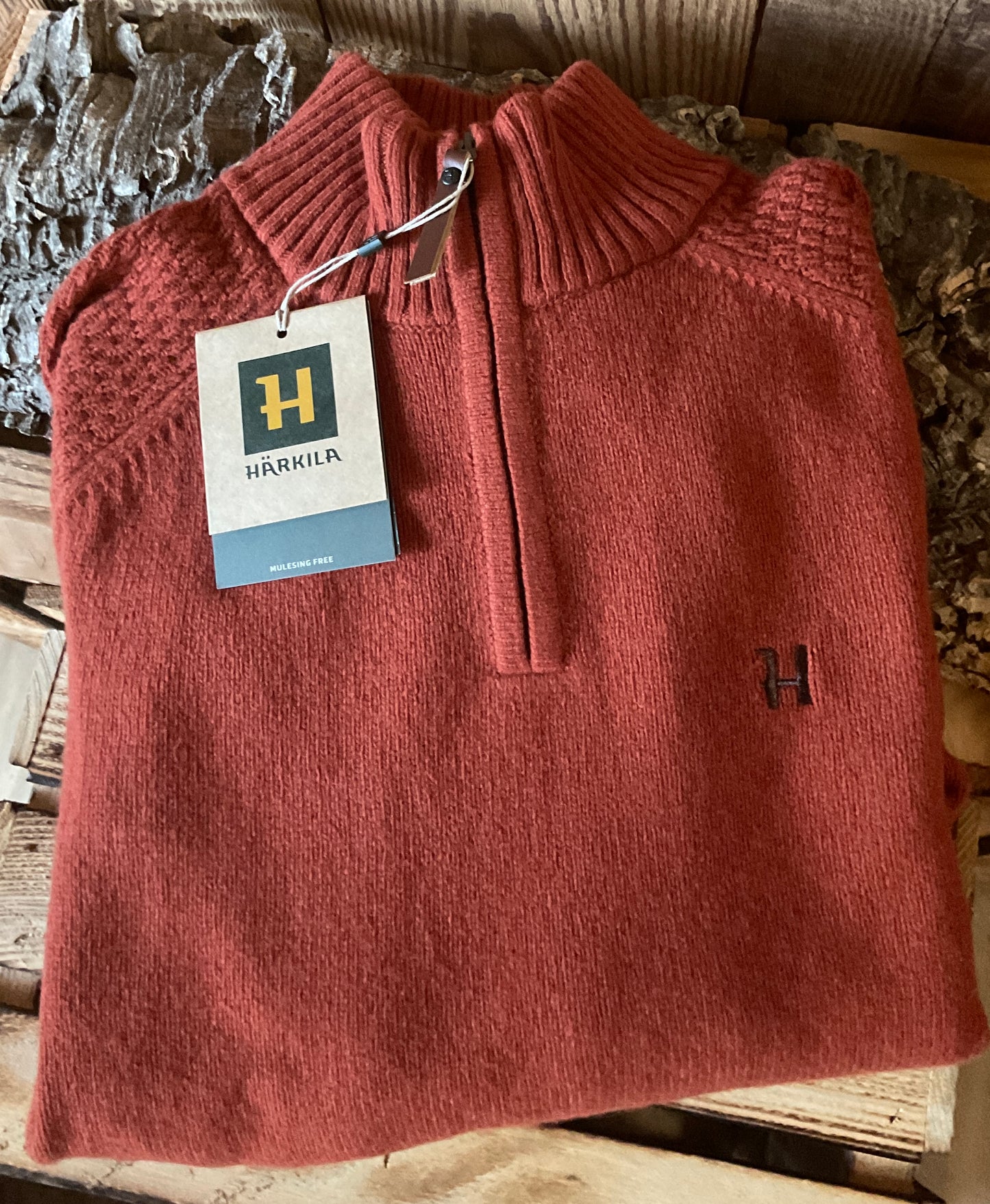 Pull Vincent Merino orange
